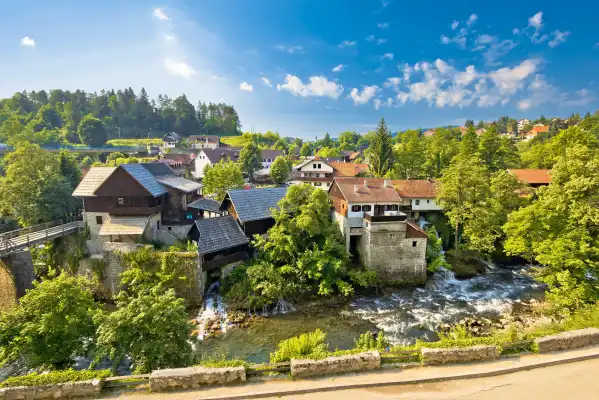  Turistické destinace - Slunj - Rastoke