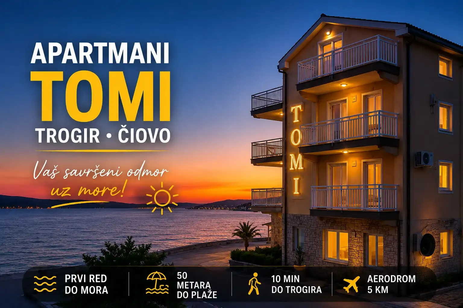 Apartments Tomi, Trogir - Croatia