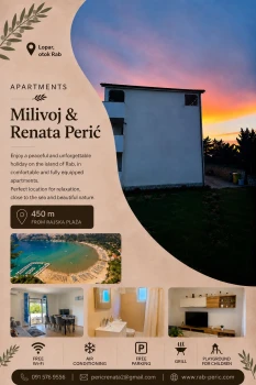 Apartmaji Perić – Rab - Lopar