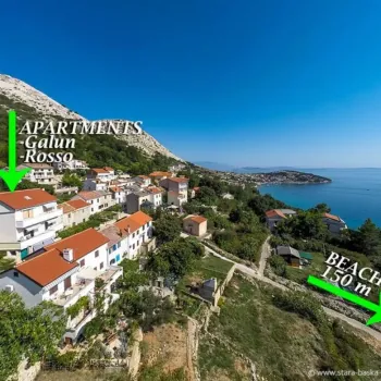 Leiligheter Galun, Rosso & Albatros Krk - Stara Baška, Kroatia