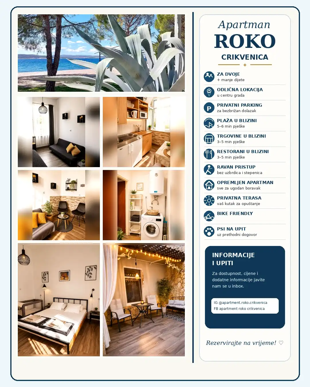 Apartman Roko, Crikvenica - Hrvatska