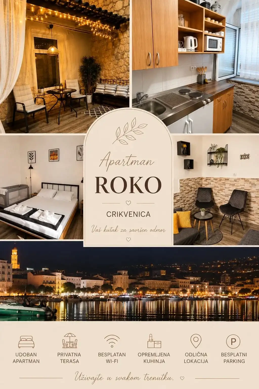 Apartmán Roko, Crikvenica - Chorvatsko