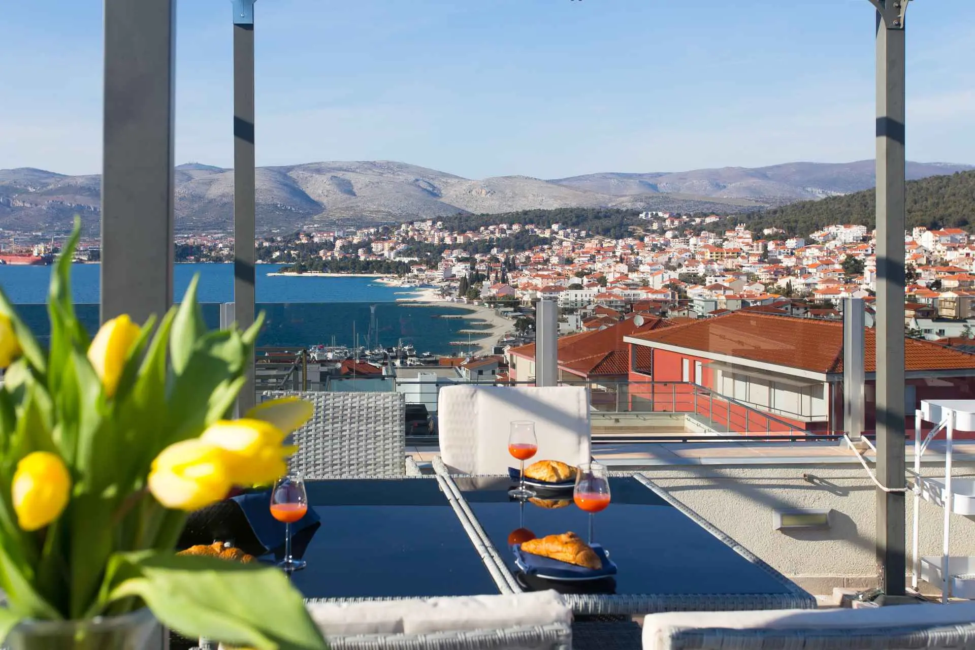 Ferienwohnung Oceanview Penthouse Ciovo - Okrug Gornji, Kroatien