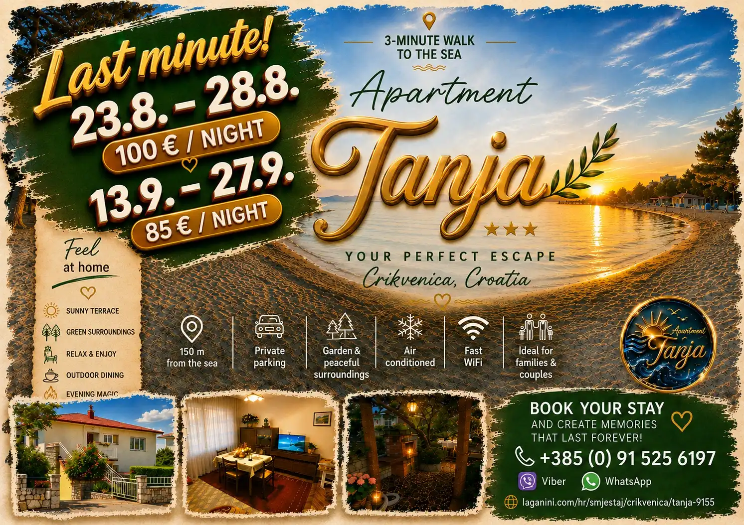 Appartamento Tanja, Crikvenica - Croazia