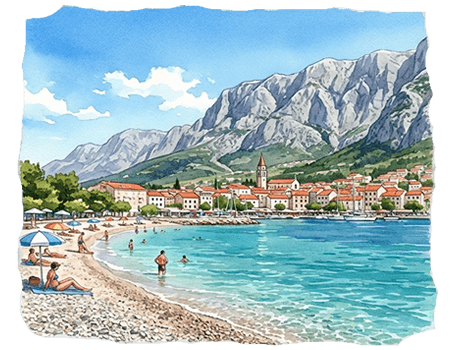 Rivieras in Croatia - Makarska riviera